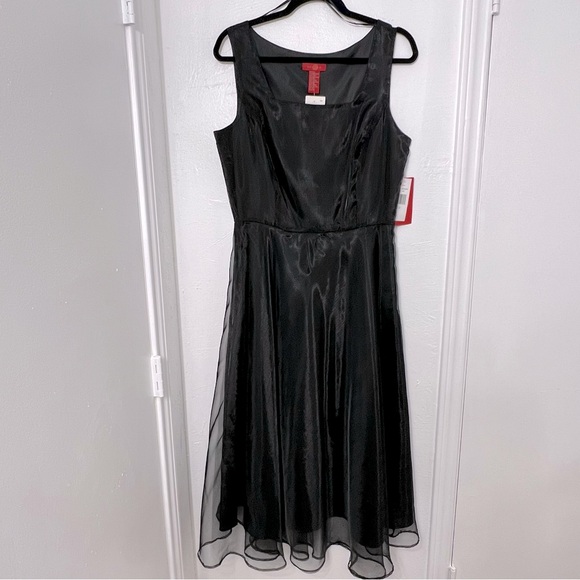 Signature by Sangria Dresses & Skirts - Sangria Women's Sleeveless, Side Zipper, Fully Lined Maxi Polyester Black Dress